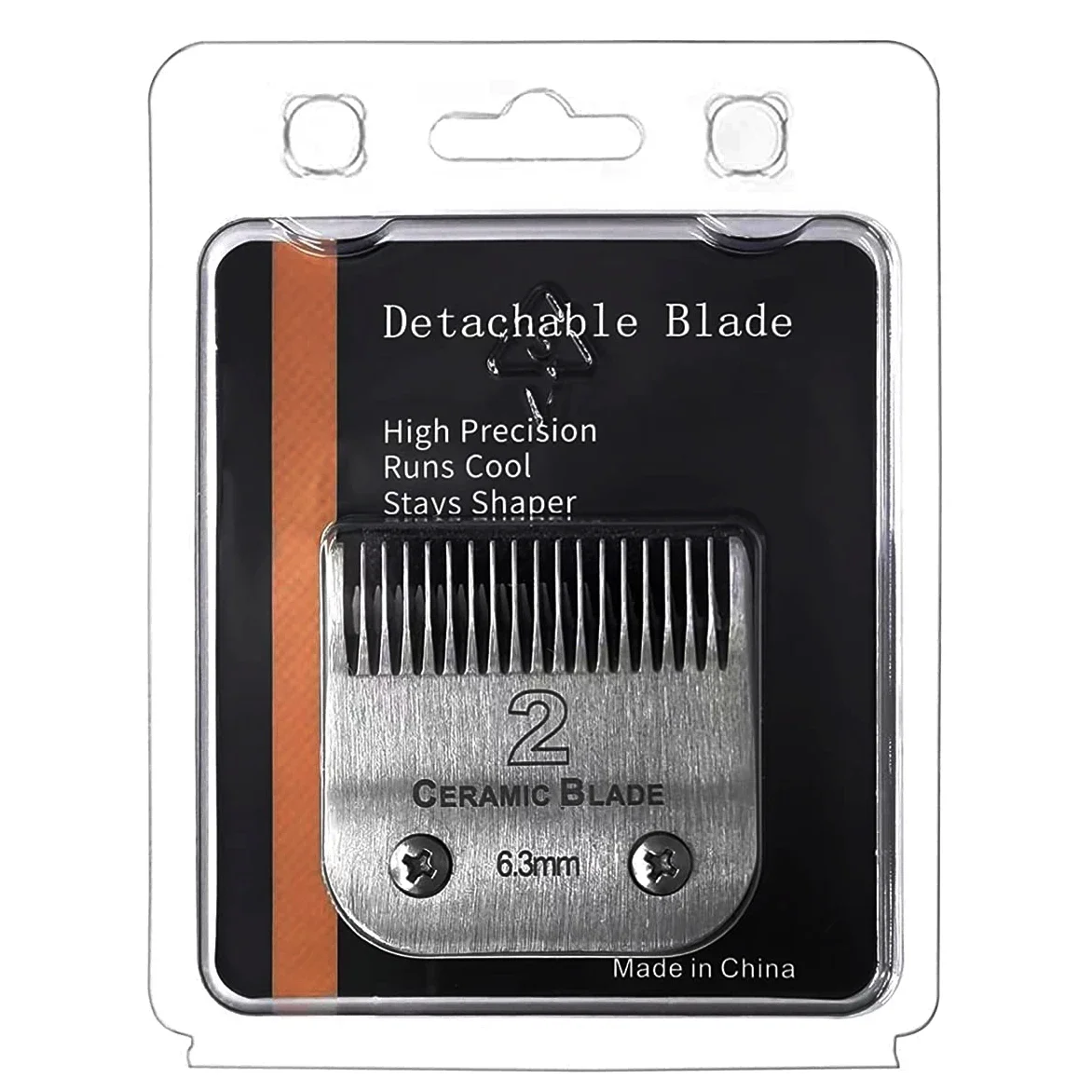 Detachable Replacement Ceramic Blade compatible with Andis AGC,BDC,BGC,MBG Series,oster Classic 76/Star-Teq/Power-Teq Clippers barber hair clipper blade electric shaver blades