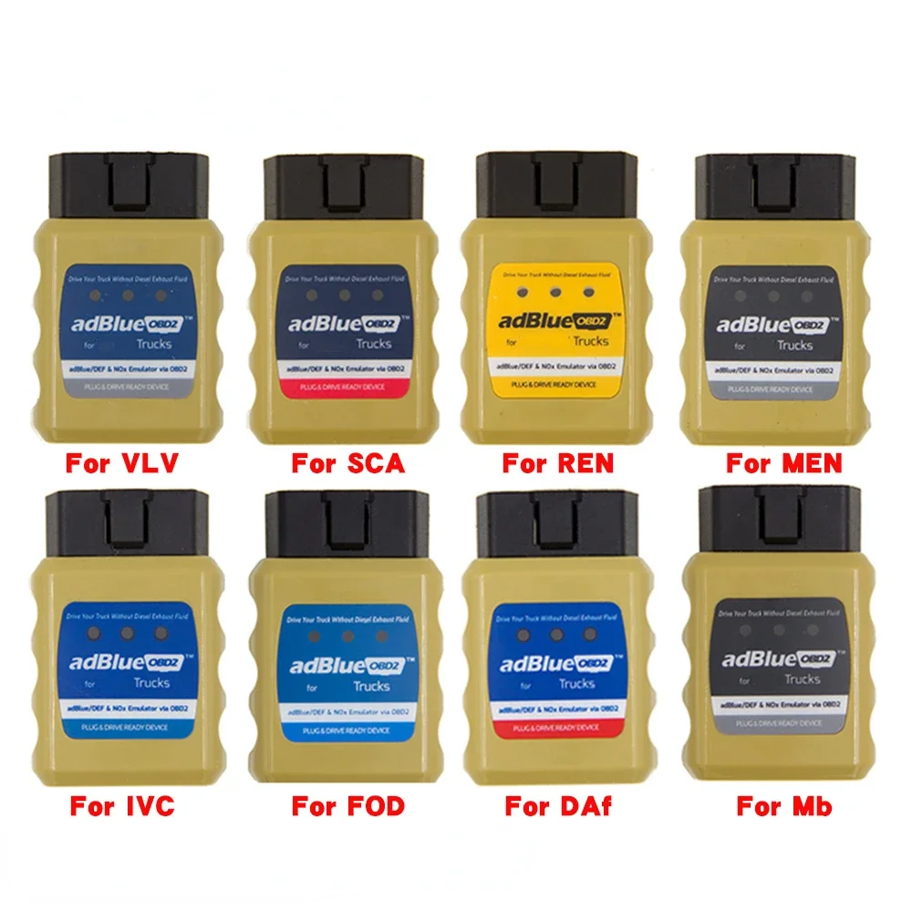 

New AdblueOBD2 Scanner For Renaul-t/for IVEC-O 8 Kinds Trucks Adblue Emulator NOX VIA OBD OBD2 Diagnosis Interface Trucks