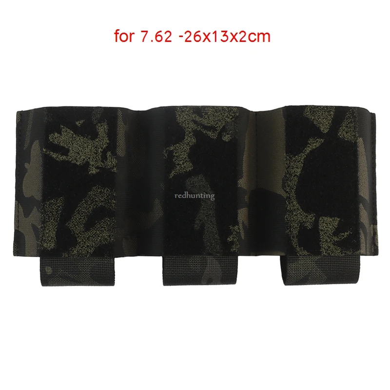 Tactical 5.56/7.62 Triple Magazine Pouch Magazine Holder with Hook Fasteners for MK3/MK4 Chest Rig Magazine Insert Pouch 4