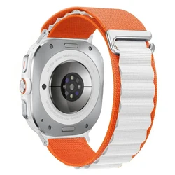 Alpine Loop Sport Nylon Strap Band - Premium Watch Bracelet Accessory for Galaxy Watch Ultra (13 Orange starlight)