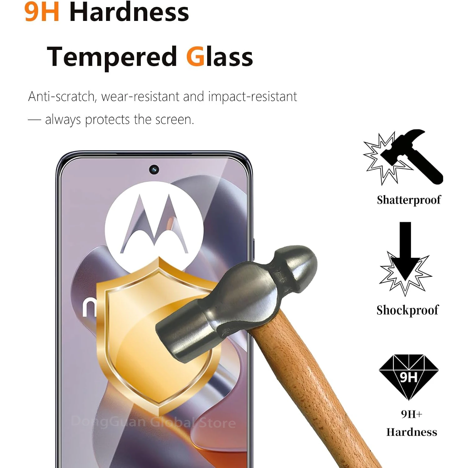 Premium Tempered Glass Screen Protector, 2/3/4 Pack, for Ultimate Display Protection