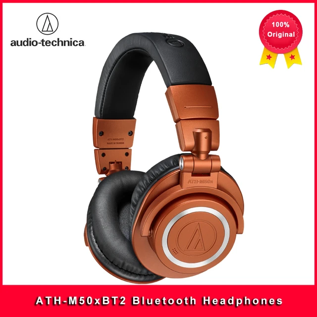 100% Original Audio Technica ATH-M50xBT2 Bluetooth Headphones Professional  Monitor Headset Over-ear Closed-back