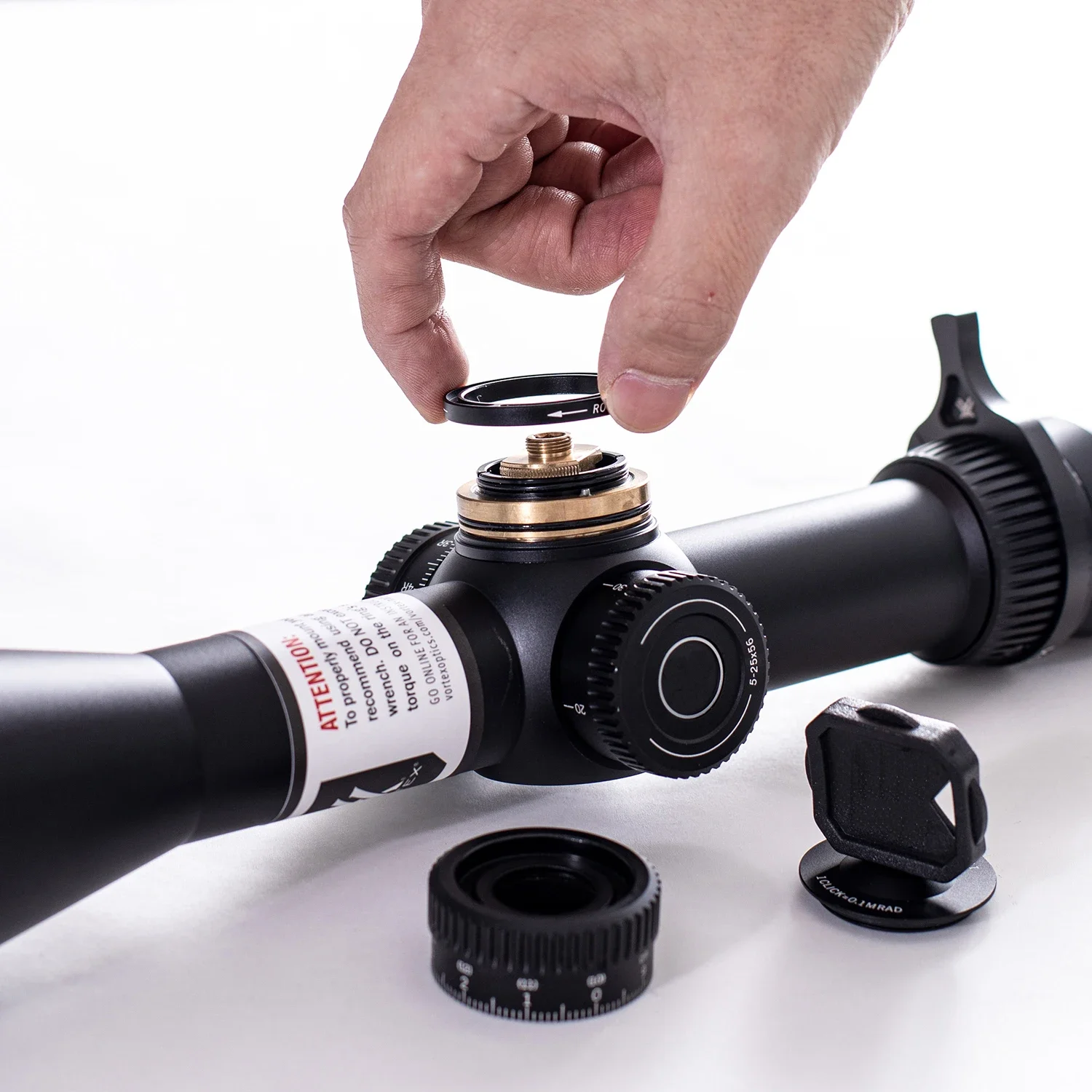 Original Tactical Optics 5-25x56 FFP First Focal Plane Riflescope EBR-7C (MRAD) Reticle Rifle Scope Sight Lunetas