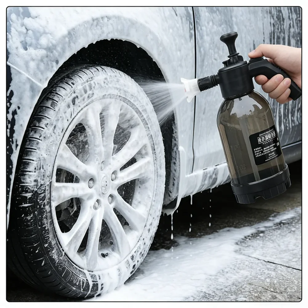 세차 폼 스프레이 폼 분무기 병 스프레이 건 수동 공기압 물 분사기 자동차 샴푸 스노우 폼 공기압 스프레이 병