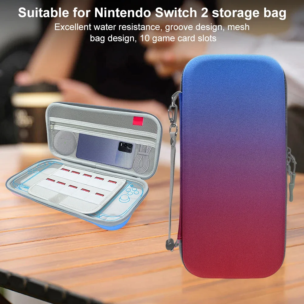 Travel Carrying Case for Nintendo Switch 2 (2025) Storage Bag for Switch 2 Shockproof Hard Shell Pouch for NS2 Console Accessori