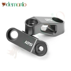 Motorcycle Rearview Mirror Extension Mount Bracket Holder (MT125 - Titanium)