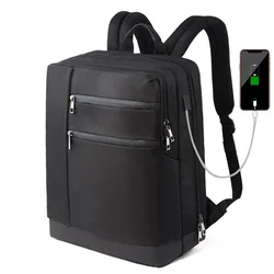 Casual High Quality Business Backpack Usb Rechargeable Schoolbag Laptop Bag