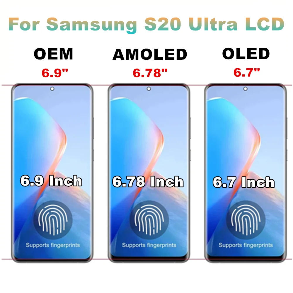 Screen Resolution Samsung Galaxy S20 Ultra Picture Quality AMOLED