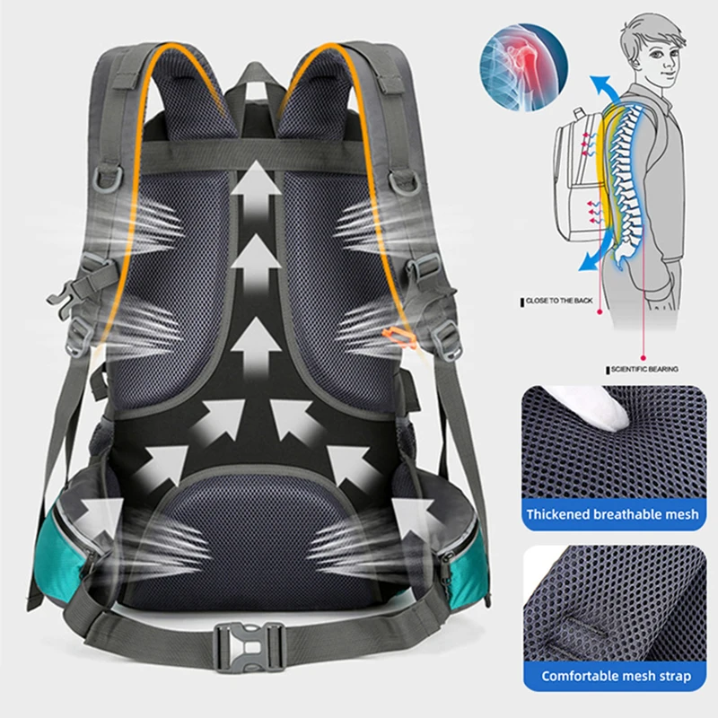 Nylon Backpack for Camping Hiking Trekking Outdoor Sport
