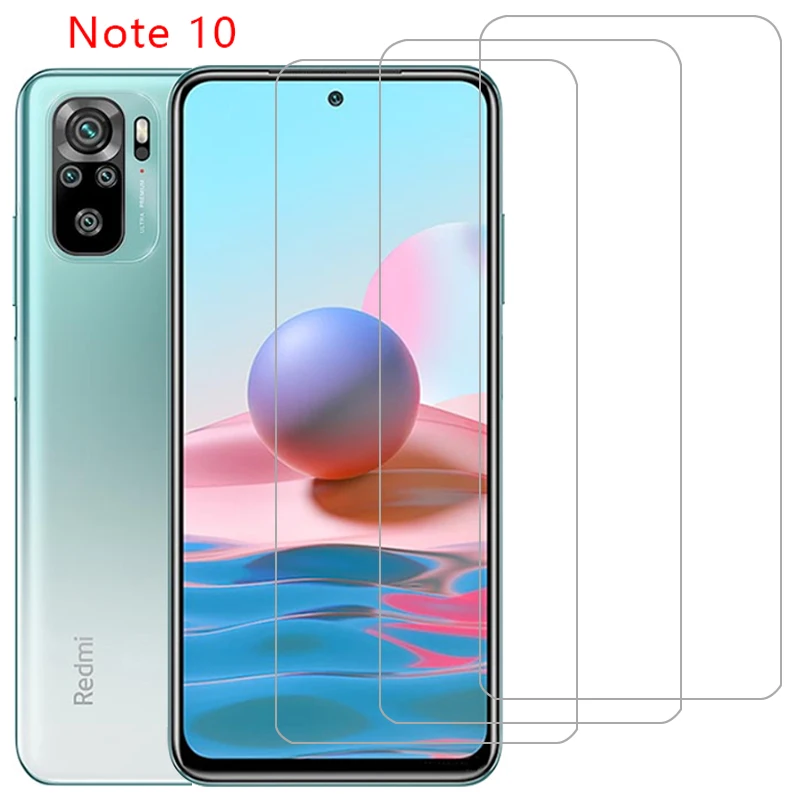 

screen protector for xiaomi redmi note 10 4g 5g protective tempered glass on note10 film glas xiomi readmi redme remi red mi not