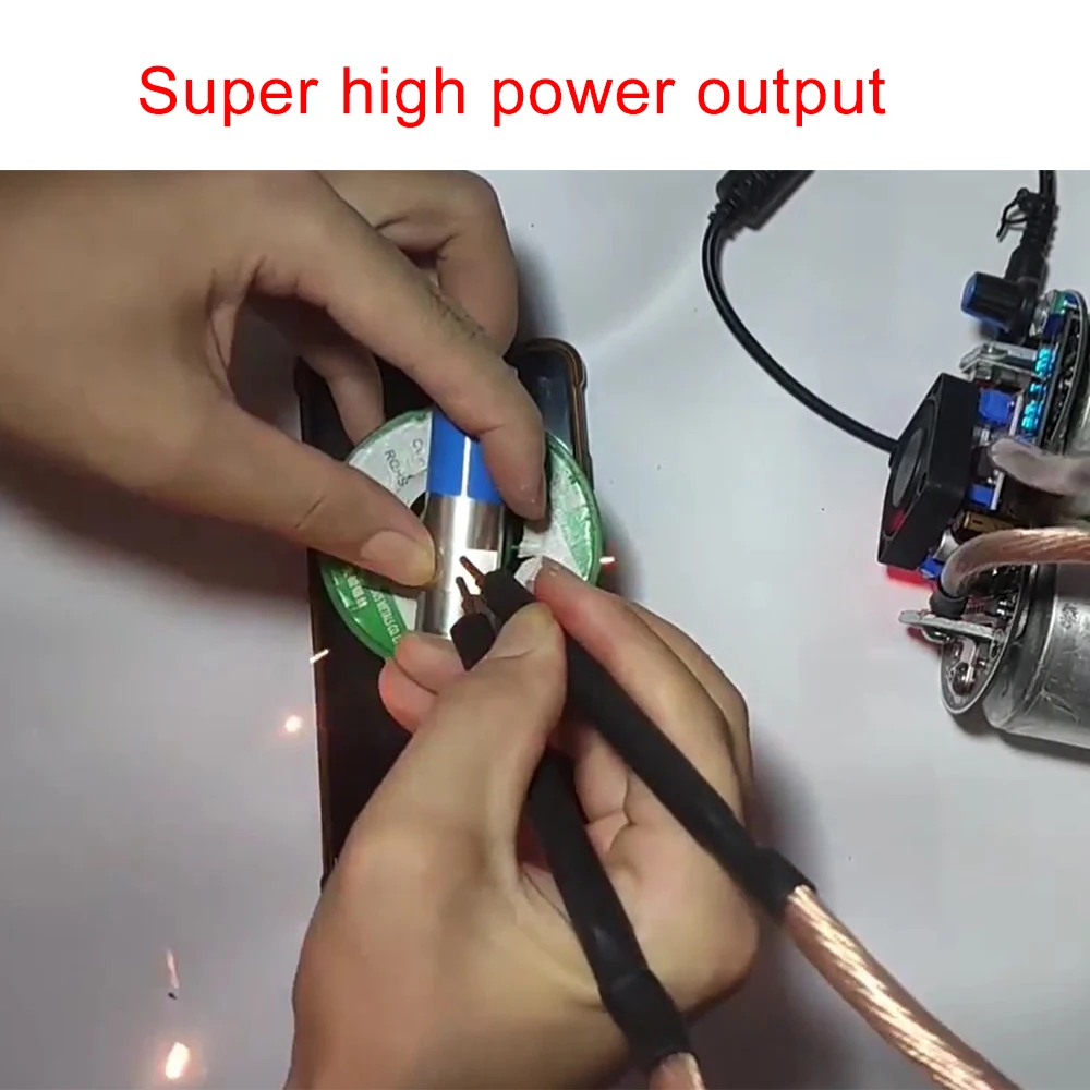 NEW 0.3mm Spot Welder  Nickel Portable spot welder Farad capacitor DIY Energy Storage sheet Mini Home 18650 Lithium Battery Weld hot air rework station