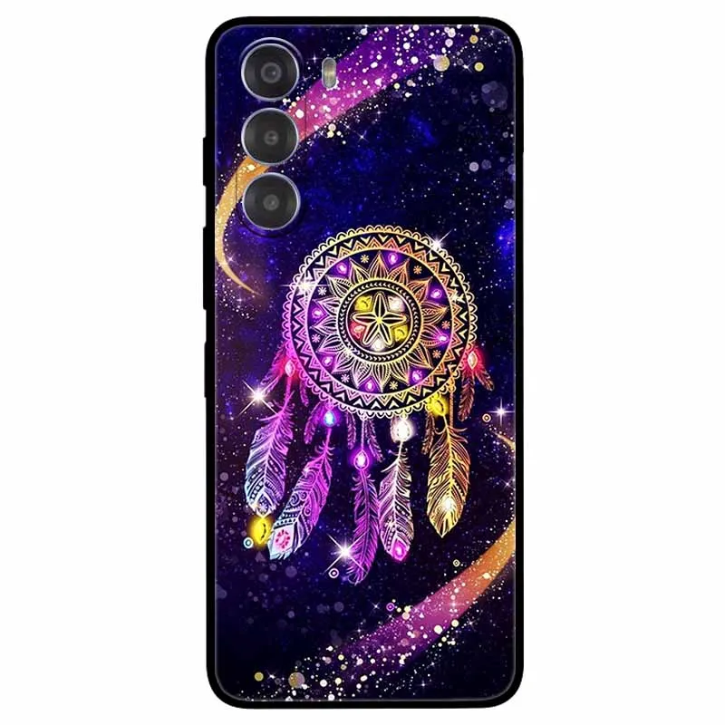 Cute Cartoon Soft TPU Silicone Phone Case - Painted Cat Design