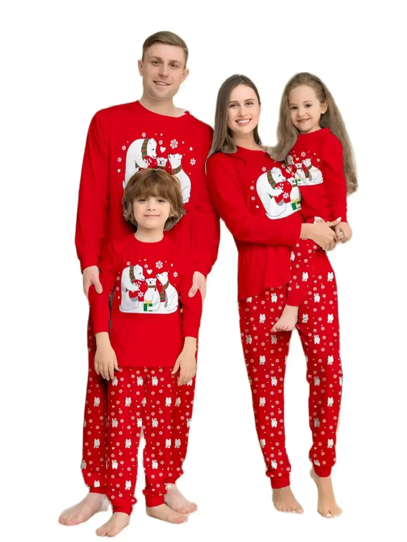 Pijamas navideños con estampado de árbol de Papá Noel, conjuntos familiares a juego, disfraces para bebés, niños y niñas, conjunto de ropa para madre, padre e hijos, pijamas suaves