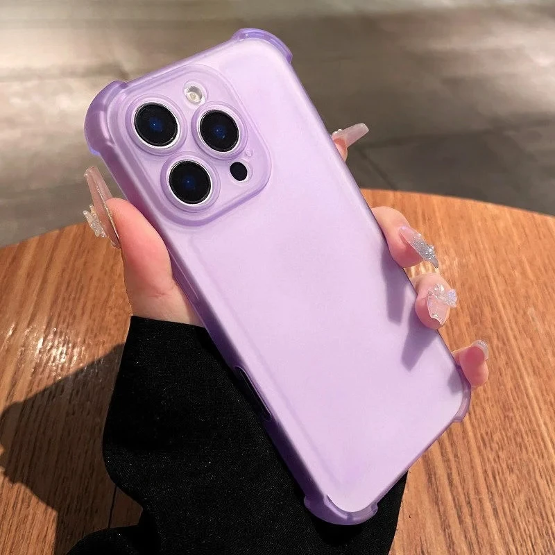 Cool Summer Ice Mist Matte Flexible Phone Case with Bumper Pouch Frame