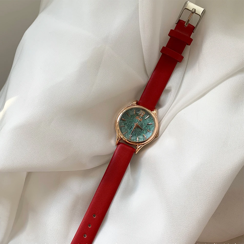 Fashion Temperament Casual belt  Watch For women's girl Student Chain watch strap watch Women's accessories