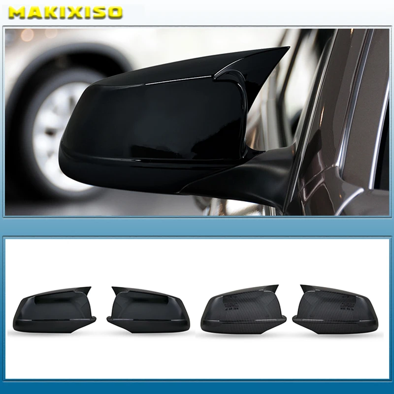 Par De Tapas De Espejos Laterales Estilo Fibra De Carbono Para BMW Serie 3 F30 F31 320i 328i Y Más