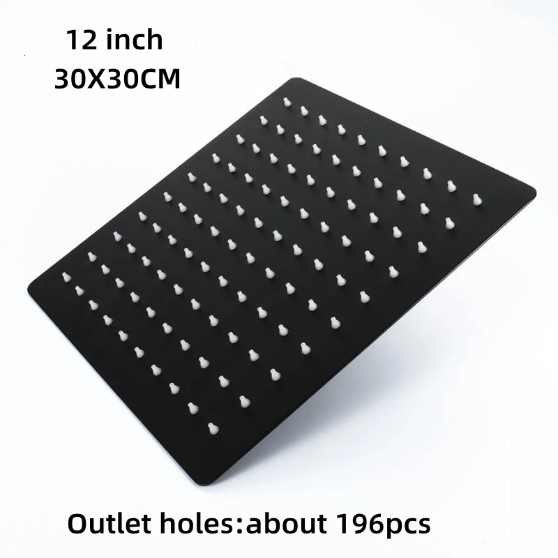 12inch Black Square