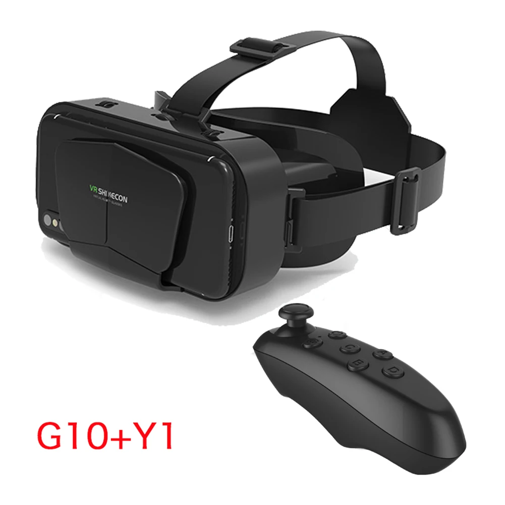 New VR Glasses 360 Degree Panoramic Mobile Phone 3D Virtual Reality Game Helmet for 4.7-7.0 inches Smartphone G10 vr accessories 