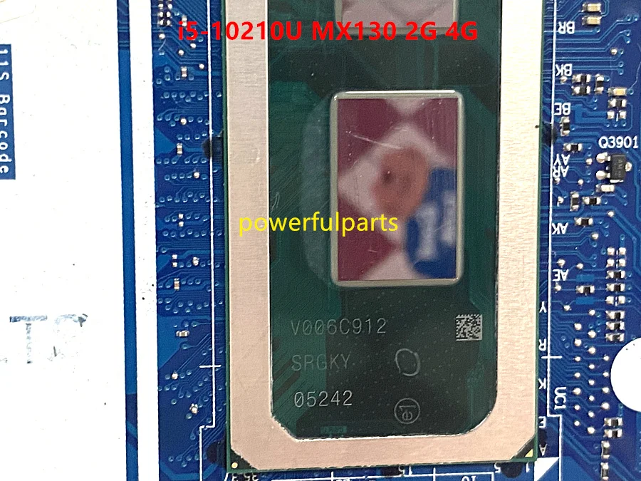 100% working for ideapad 3-15IML05 motherboard with I5-10210U cpu MX130_2G_4G 5B20S44238 GS452 NM-C781 tested ok budget pc motherboard Motherboards