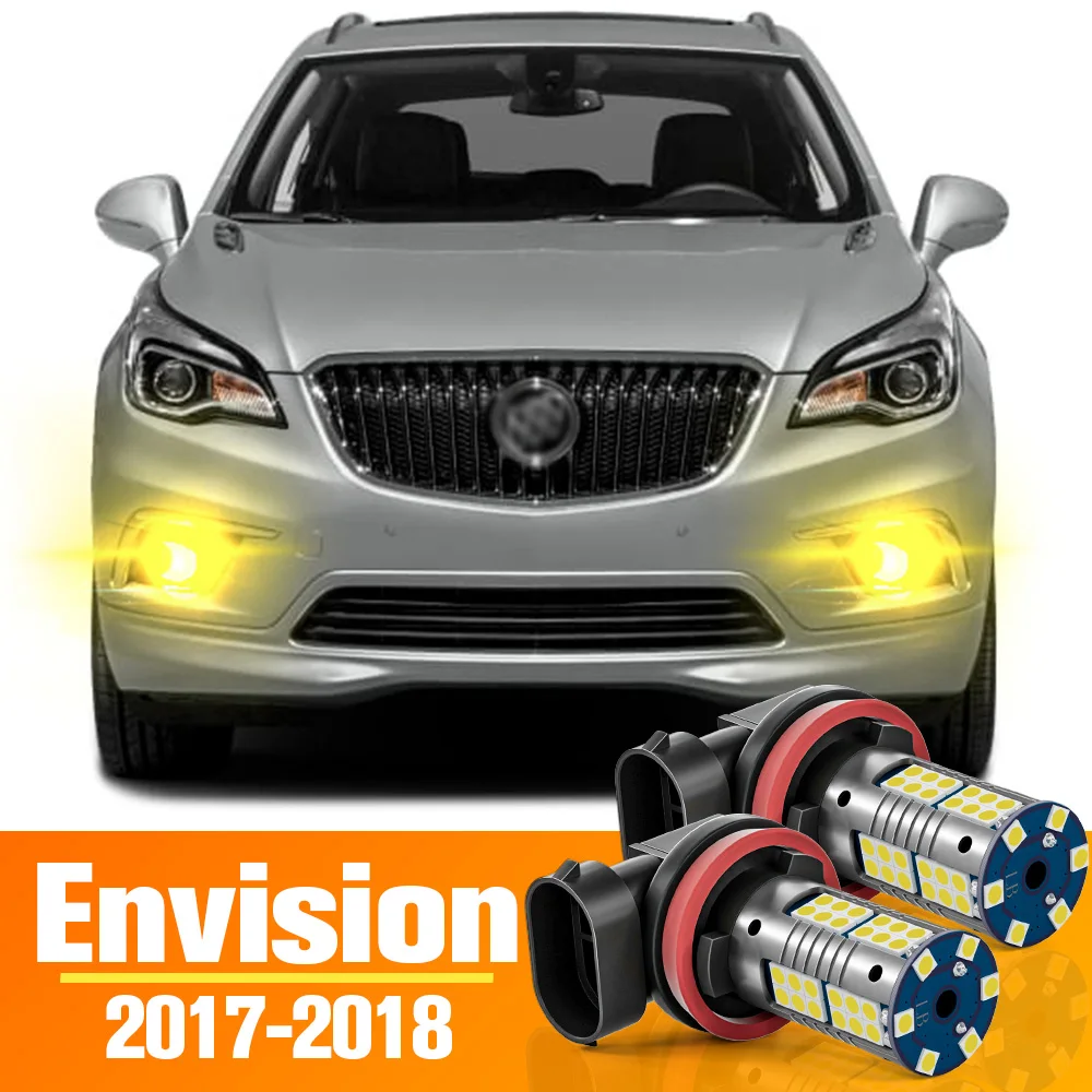 

2pcs LED Front Fog Light Bulb Accessories For Buick Envision 2017 2018