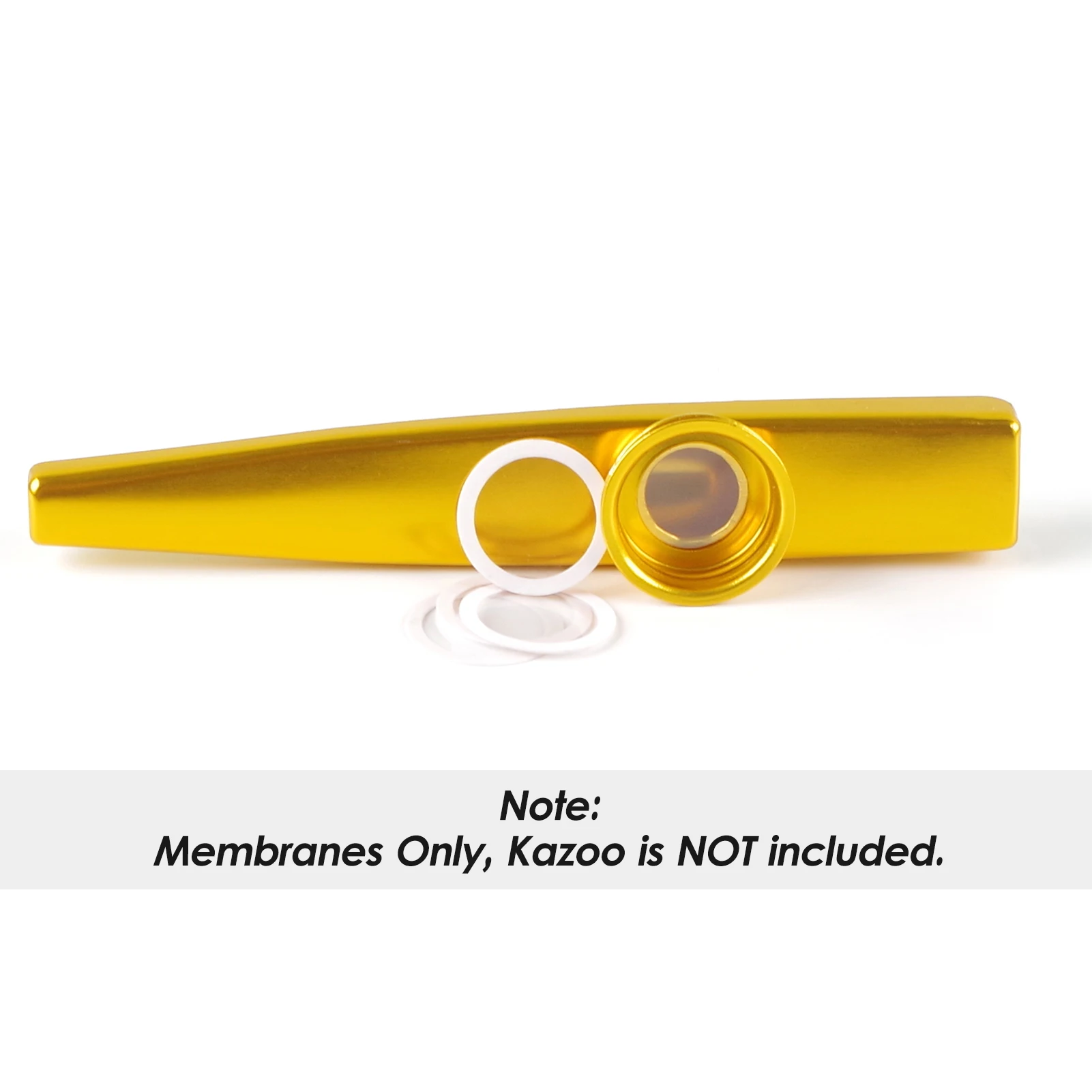 Kazoo Golden Aluminum Alloy with Five Membrane Flute Diaphragm Mouth Kazoos  Musical Instruments - Yahoo Shopping