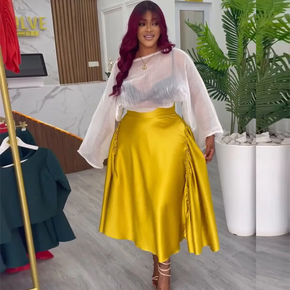 African Summer Clothes for Women 2 Piece Sets Tops And Skirts Suits Dashiki Ankara Outfits Gown Plus Size Wedding Party Dresses