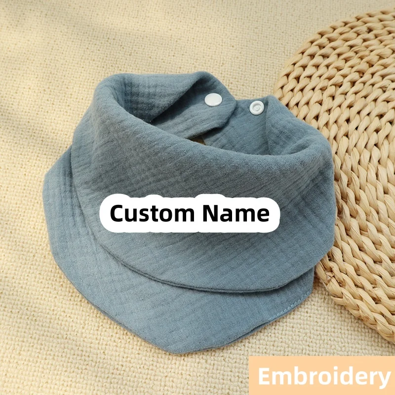 

1 To 3 Years Old Saliva Towel Custom Appease Towel Feeding Drool Bid Button Handkerchief Gift For Mother-to-be Father-to-be