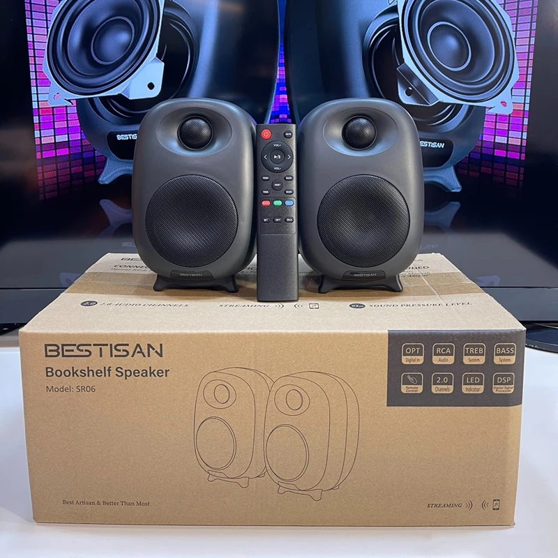ブルートゥースBestisan-SR06スピーカー,サラウンドサウンド