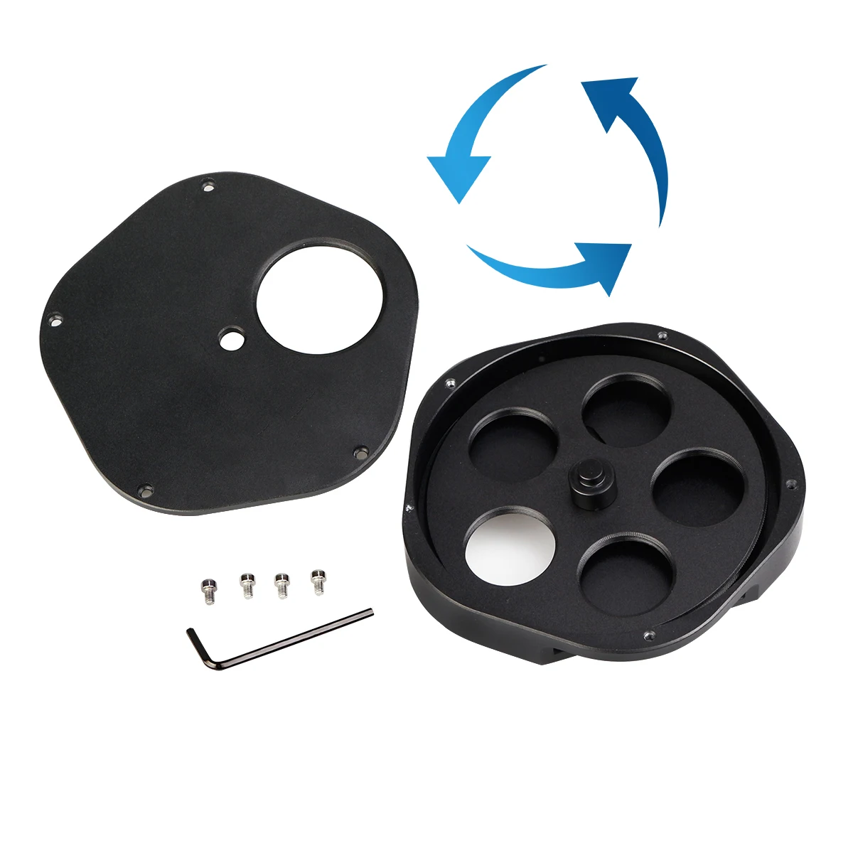 Svbony SV133 Teleskop-Filterrad 1,25/2 Zoll Metallfilter 5 Positionen für Teleskopokular für astronomische Teleskope – Detail 5
