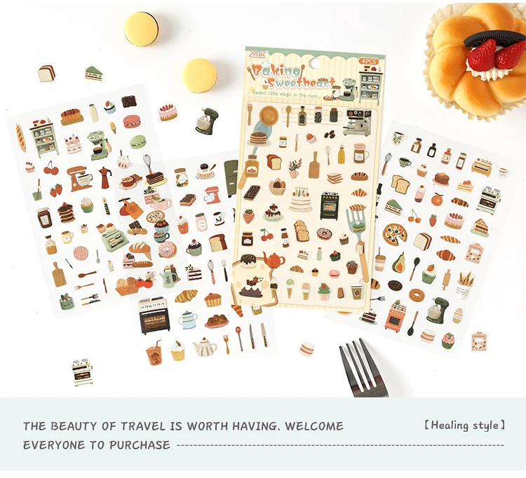 4/24 Blatt süße Magazin Scrapbooking Aufkleber Pack DIY Junk Journal Material Dekoration Album Tagebuch Schreibwaren – Detail 7