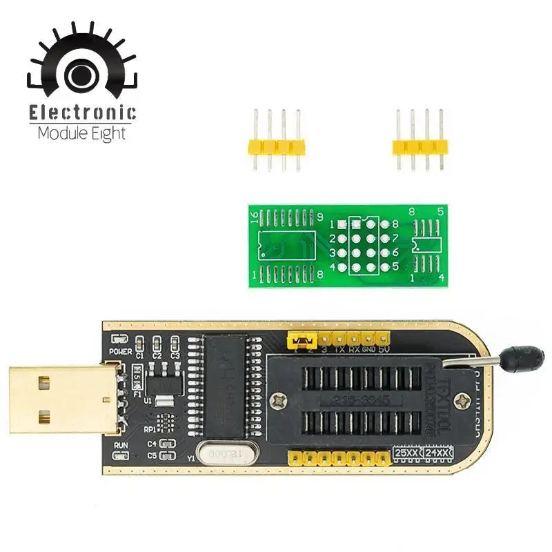 1PCS CH341A 24 25 Serie EEPROM-Flash-BIOS-USB Programmierer Modul + SOIC8 SOP8 Test Clip Für EEPROM 93CXX / 25CXX / 24CXX – Detail 6