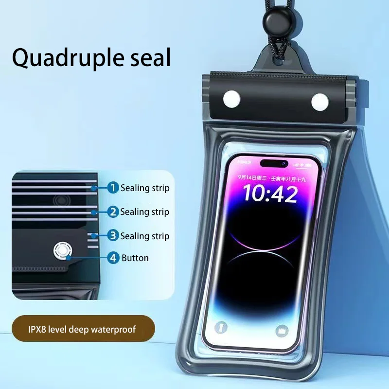 Waterproof Floating Airbag Swim and Dive Phone Case
