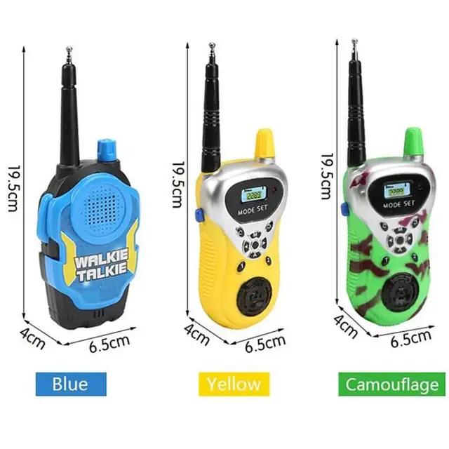 2PCS 50M Wireless Walkie Talkies Mini Portable Handheld Two-Way Radio Kids Toy Outdoor Interphone Parent-child InteractiveToys - Image 6