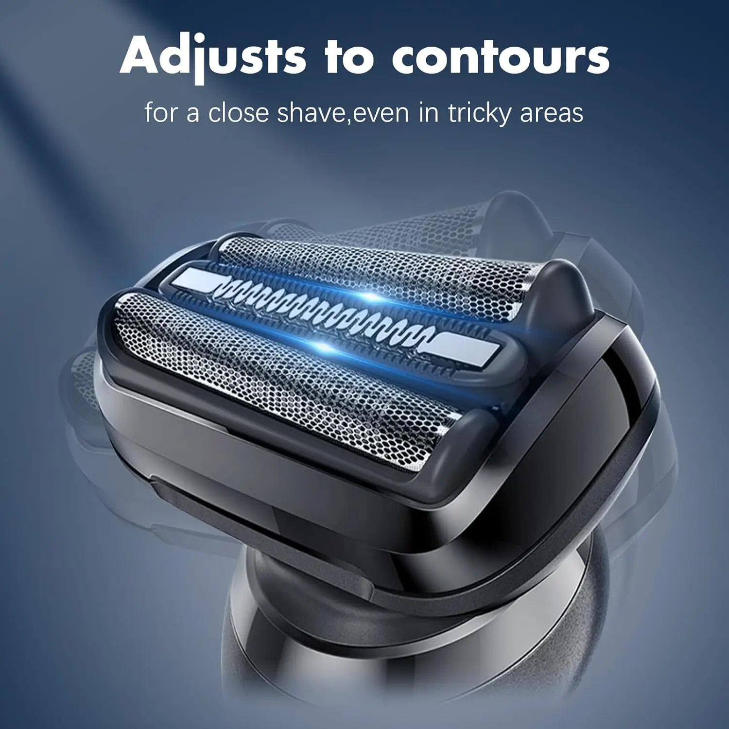 Electric Shaver Head Electric Shaver Blades 53B Foil Head for Braun Series 5 & 6 Electric Shaver 5018s 5020s 5031s 5050cs 6020s 6072cc 6075cc 6072cc 6090cc 5035s