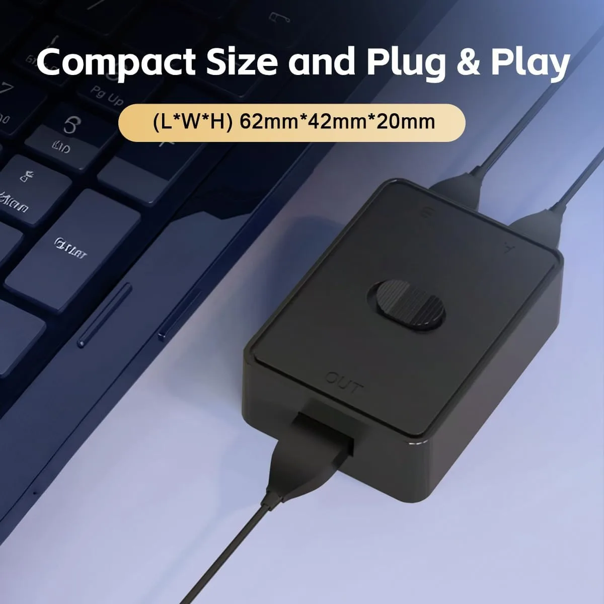 Universal Bi-Directional USB Switch for Seamless Device Sharing