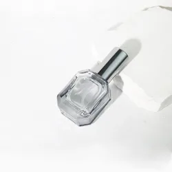 Luxury Refillable 10ml Glass Perfume Atomizer - Portable Travel Spray Bottle (Gray)