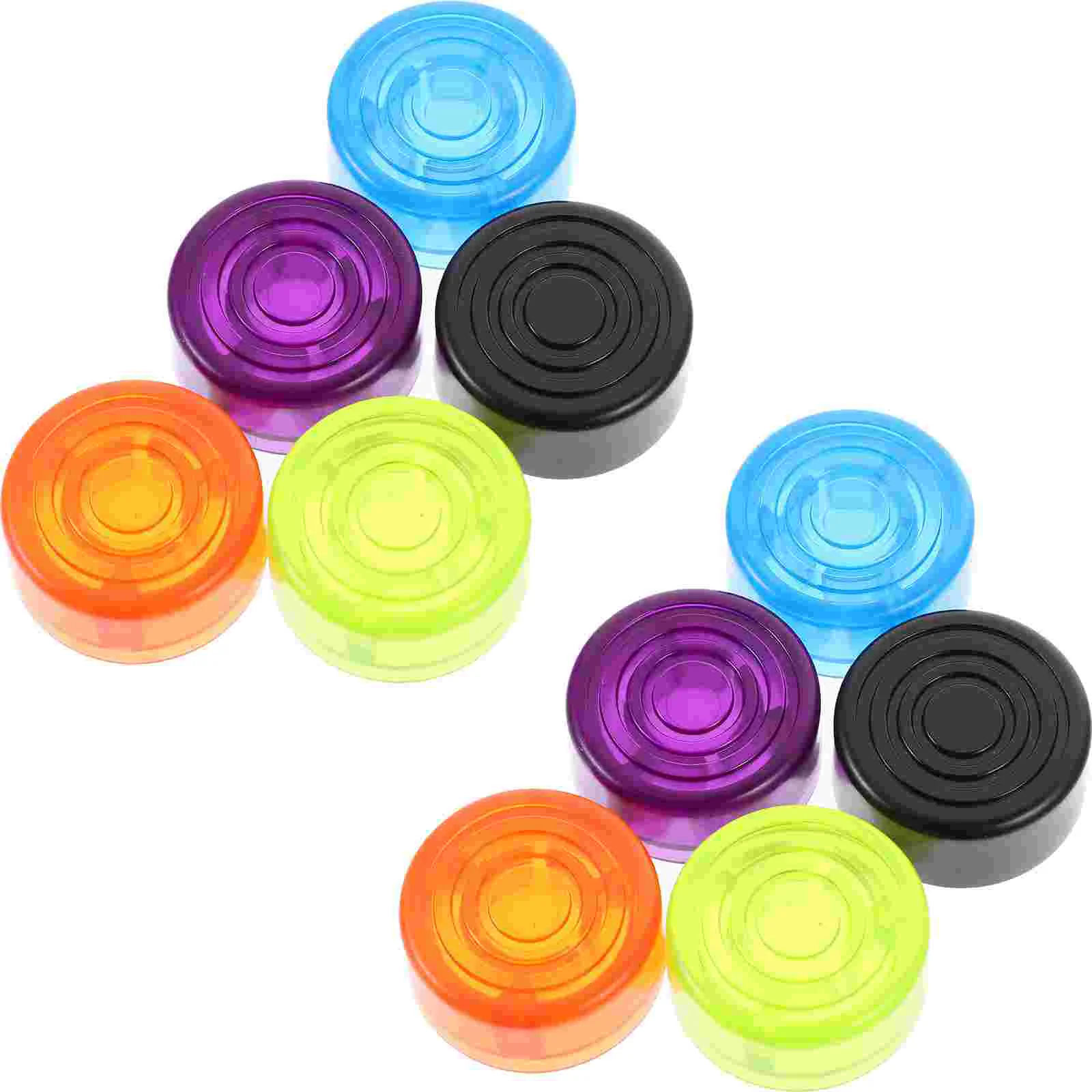 

10 Pcs Guitar Effect Accessories Effector Footswitch Topper Caps Abs Pedal Button Toppers