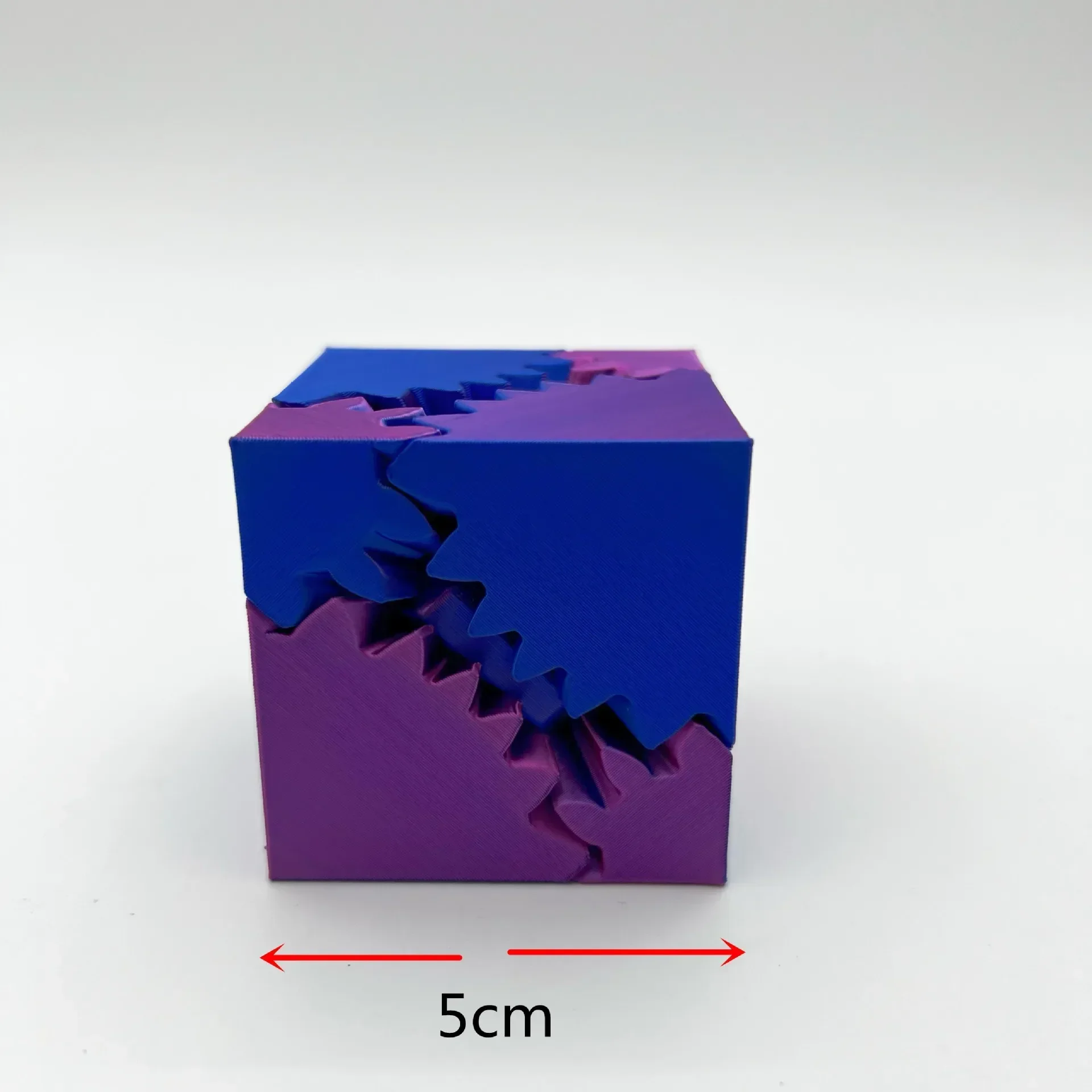 3D Printed Cube Fidget Toy Gear Ball Stress Relief Cube Rotating Stress Relaxing Toy Desktop Decoration Decompression fidget toys puzzle toys anti stress toys puzzle cube magic puzzle cube mini fingertip toy