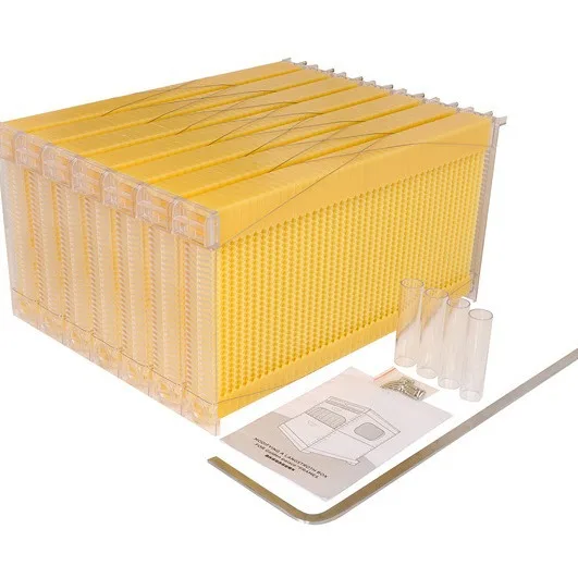 Self-flowing honey hive foundation plastic bee spleen extraction 7PCS beekeeping tools