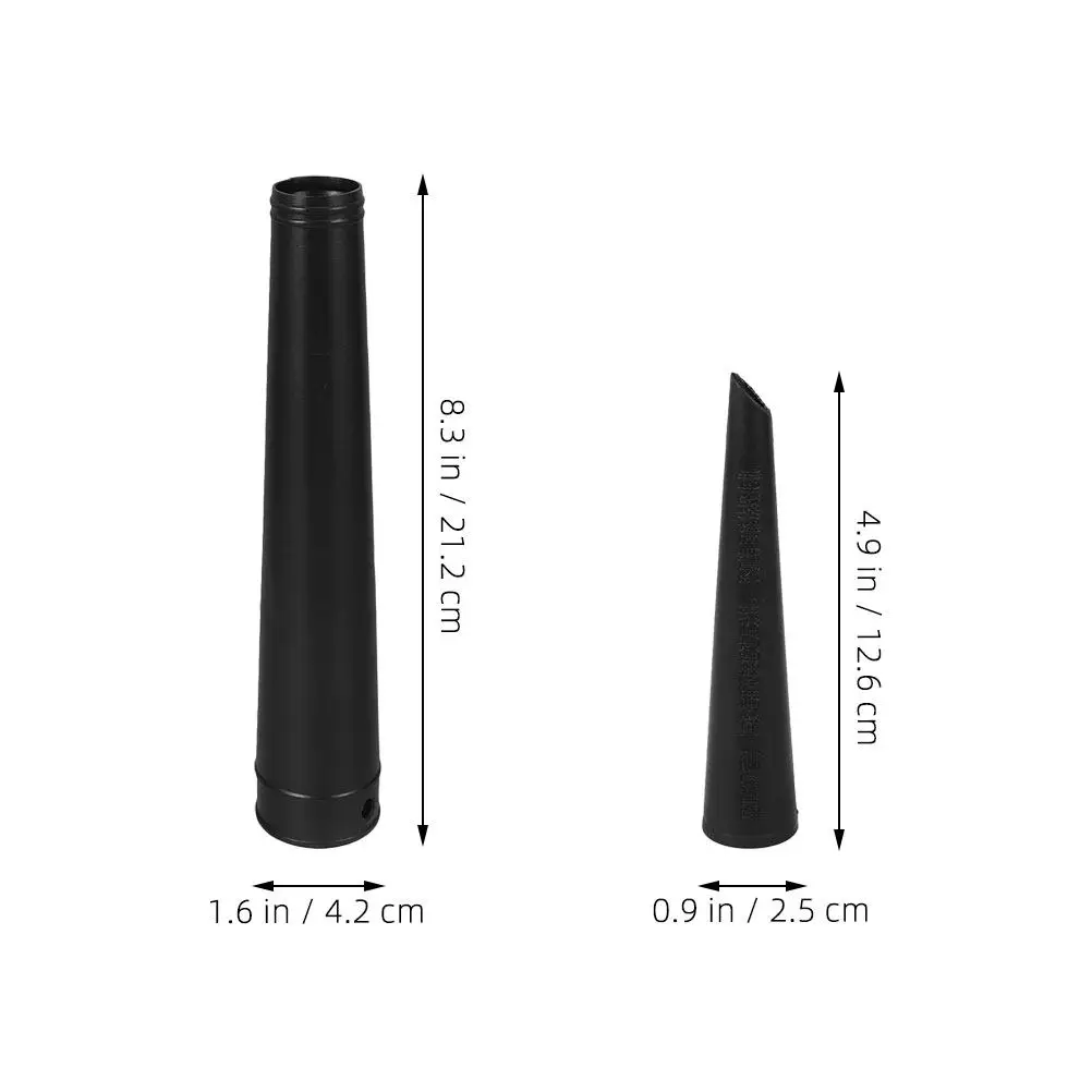 2Pcs 공기 송풍기 노즐 부착물 헤어 드라이어 용 플라스틱 송풍기 튜브 진공 청소기 공기 살포기 정밀 소형 노즐 딥