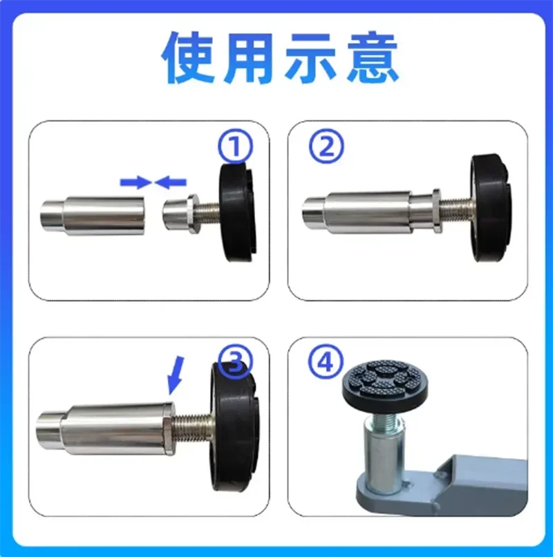 High Quality Car Lift Rubber Pad Lift tray Heightening Feet Plus High Leg Pads Solid Accessories