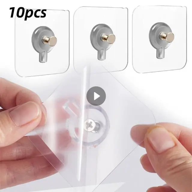 10 Dcs Nem Nyomkövető Önmagasztó Körmök Hookholder Fali Függő Készlet Képkerethez Festett Kép Poszter Óra Nincs Fúró