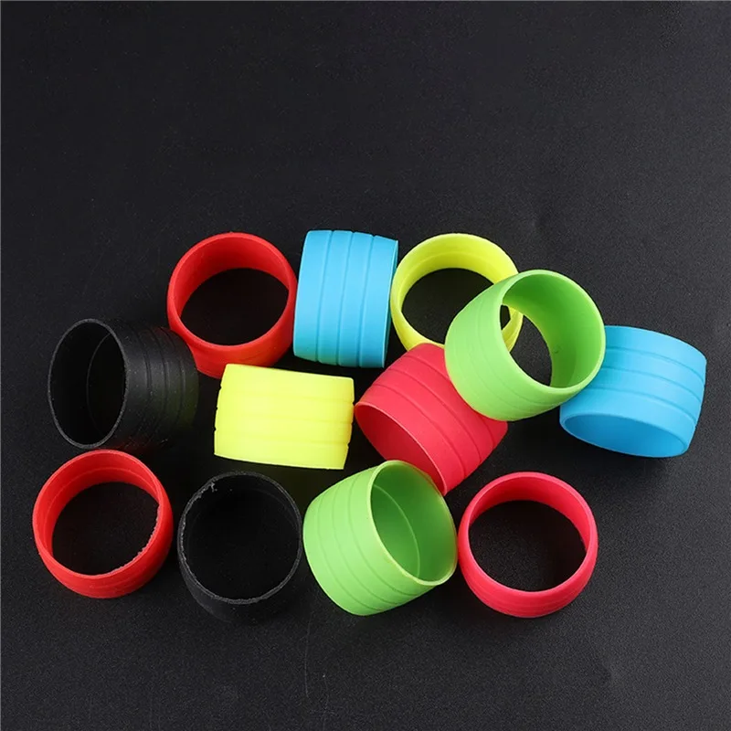 Description Picture 5 of item1 Pair Road Bike Handlebar Tape plugs Anti-Skip Rubber Silicone Plug Bicycle Handlebar end Bar Tape Fixed Ring Waterproof Wear