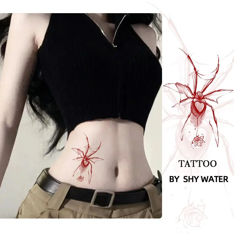 DeHuiNet%20Spider%20Temporary%20Tattoo%20Stickers%20Butterfly%20Rose%20Flower%20Tatoo%20Y2K%20Cute%20Tatto%20Art%20Tattoos%20for%20Women%20Tattoo%20Sticker%20-%20Image%202