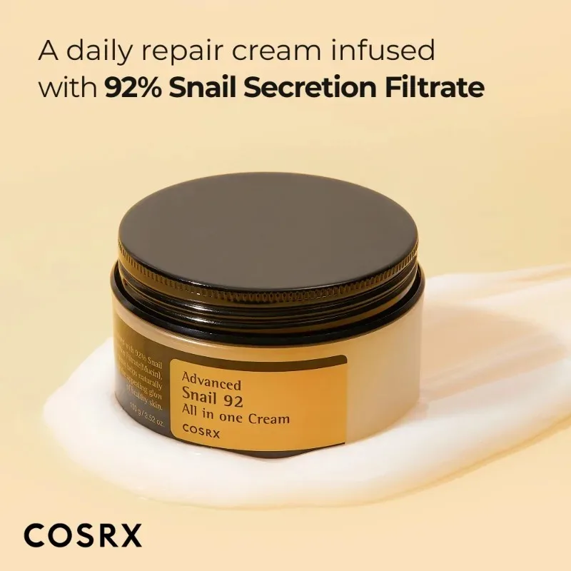 Snail Mucin 92% Moisturizer Daily Repair Face Gel Cream Dry Sensitive Skin Hydrating Serum Face Snail Secretion Filtrate New