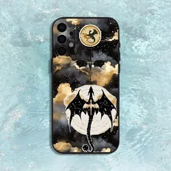 F - Fourth W - Wing Dragon Black Phone Case Cover - Samsung S21Ultra (Z1)