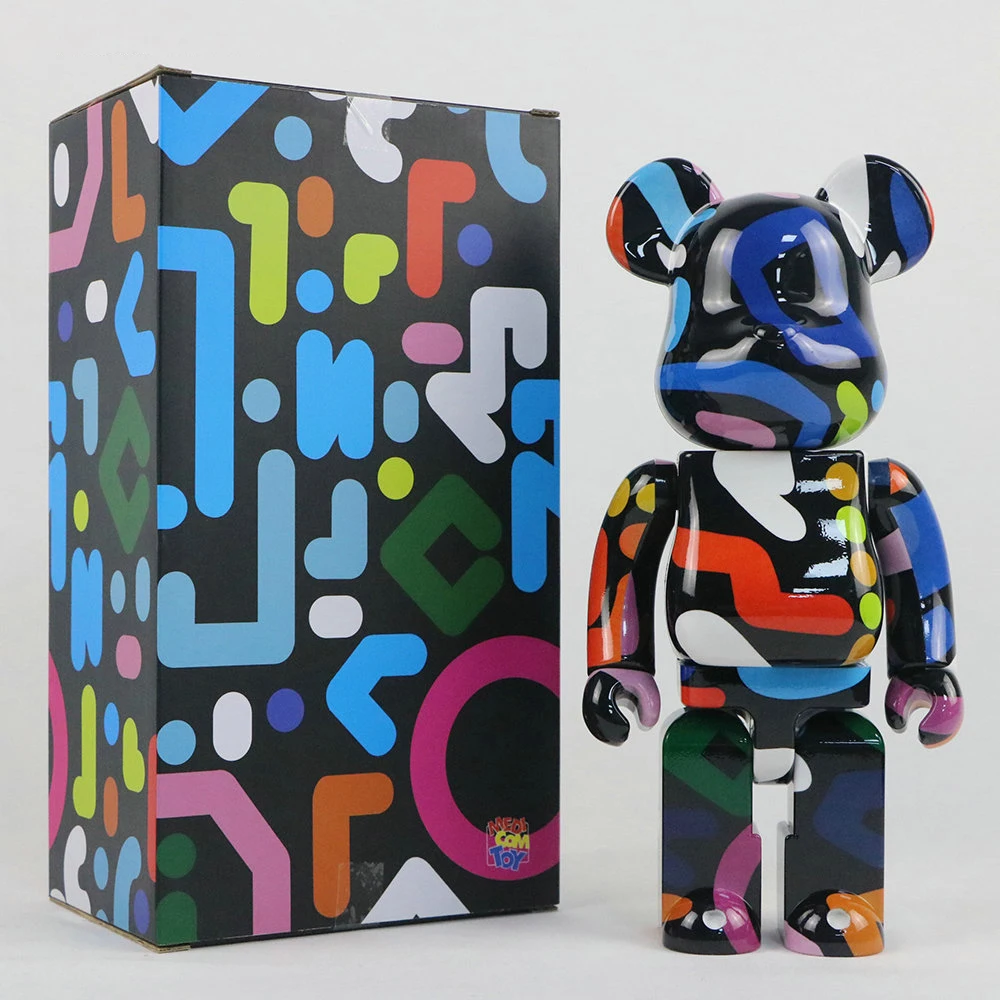 

Bearbrick 400% граффити строительный блок медведь YOON ABS материал 28 см Высота рабочего стола коллекция орнаментов Коллекционная Подарочная фигурка