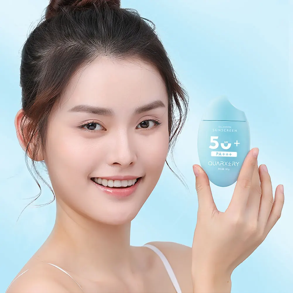 Body Sunscreen SPF 50 Light Thin Refreshing Sunscreen Protector Solar Sun Protection Cream Solar Blocker For Korean Women Face