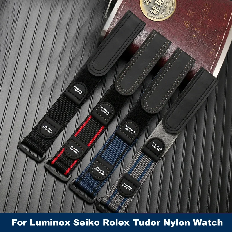 

NATO nylon strap outdoor sports waterproof strap suitable for Luminox Seiko Rolex Tudor men's watch accessories 18mm 20mm 22mm
