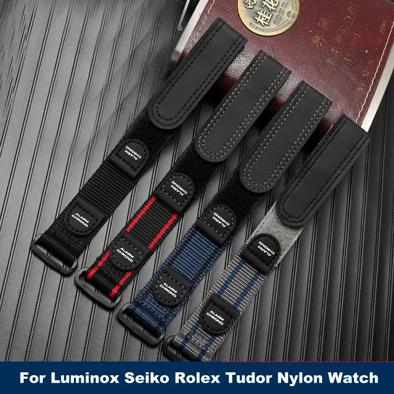 Cinturino In Nylon Nato Cinturino Impermeabile Per Sport All'Aria Aperta Adatto Per Accessori Per Orologi Da Uomo Luminox Seiko Rolex Tudor 18Mm 20Mm 